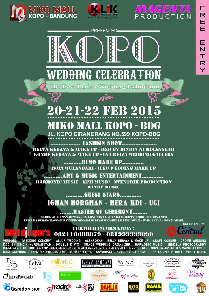 Kopo Wedding Celebration Feb 2015 poster