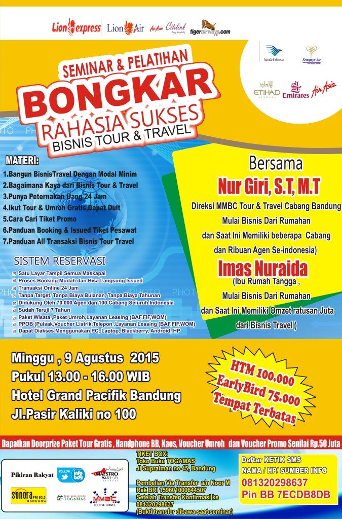 Bisnis Tour & travel Agustus poster