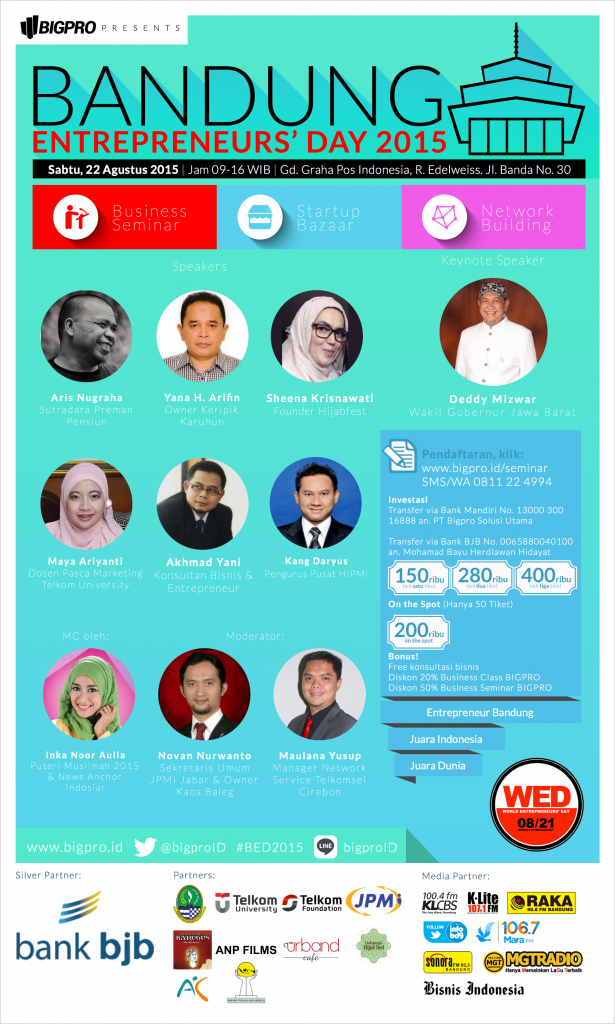 Twitter BIGPRO - Bandung Entrepreneurs Day 2015