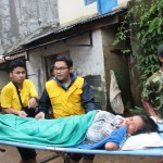 Tim GO-BOX Melakukan Evakuasi Banjir Bandung Selatan