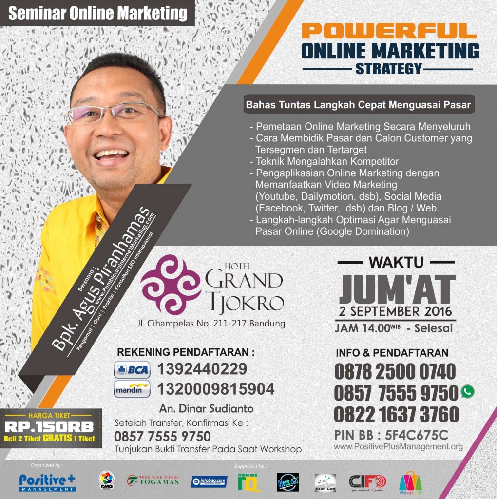 Seminar Online Shop 2 September