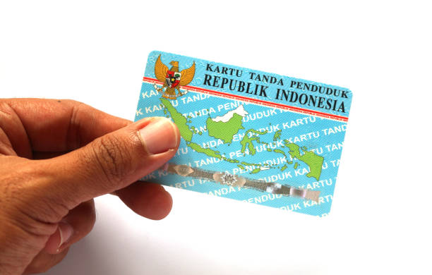Indonesian citizenship identity card.