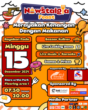 Nowstalgia Feast event desember 2024 bandung Nowstalgia Feast 2024: Festival Kuliner Terbesar di Bandung, Wajib Dikunjungi Minggu Ini!