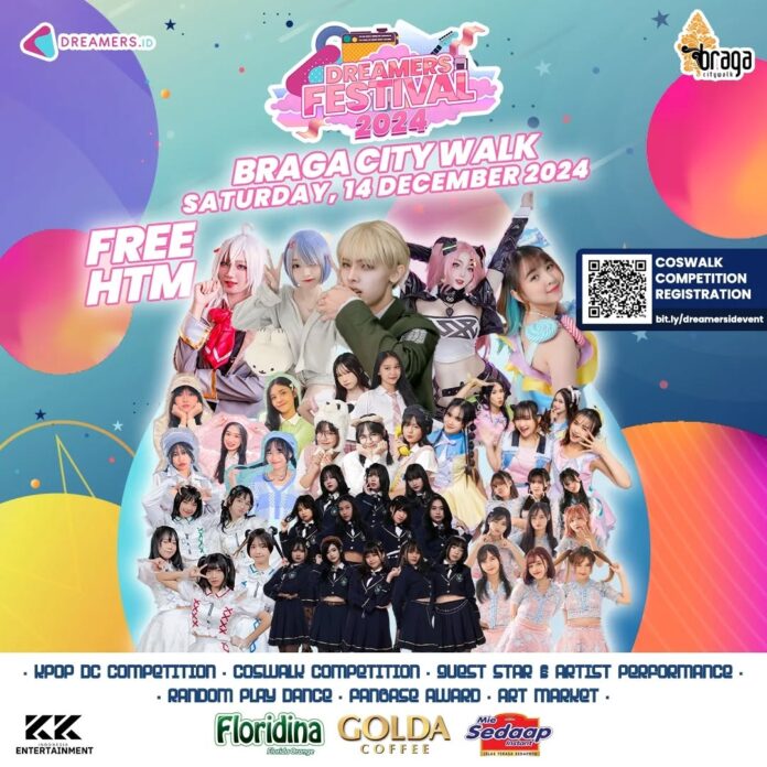 dreamer festival bandung event desember 2024 braga city walk