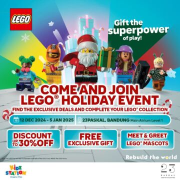 lego holiday event bandung desember 2024 lego holiday event