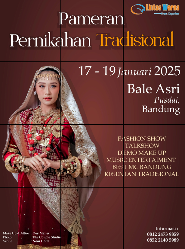 Pameran Pernikahan Tradisional 2025 di Bale Asri Pusdai Bandung pada 17-19 Januari!