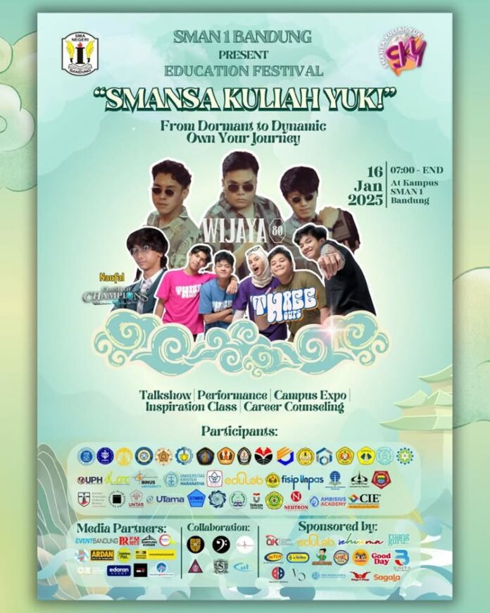 SMAN 1 Bandung mempersembahkan Education Festival bertajuk “Smansa Kuliah Yuk!”
