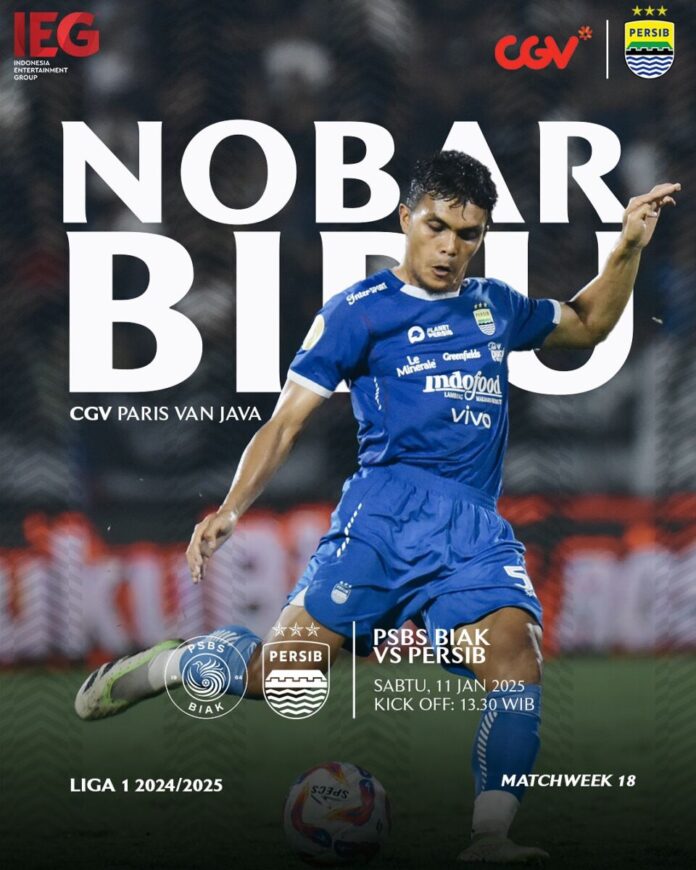 Nobar Persib vs PSBS Biak Nobar Persib vs PSBS Biak