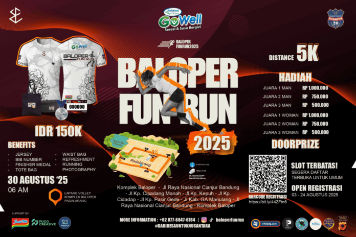 baloper run 2025 bandung