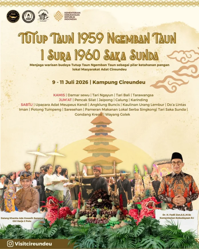 Tutup Taun 1959 Ngemban Taun 1 Sura 1960 Saka Sund