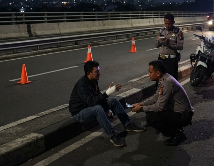 ilustrasi korban begal