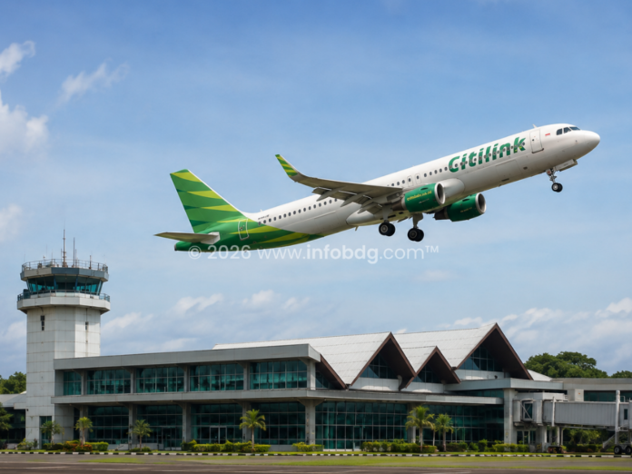 rute citilink bandung bandara husein sastranegara 2026