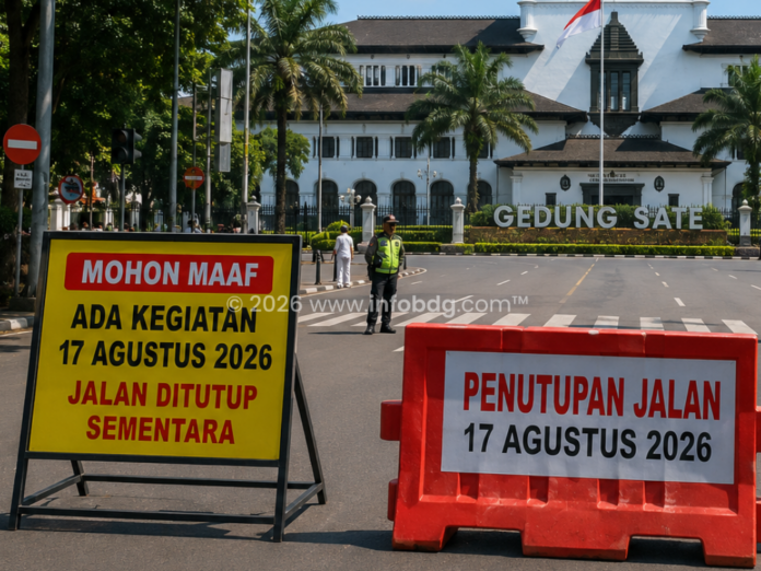 rute kirab bandung 17 agustus 2026
